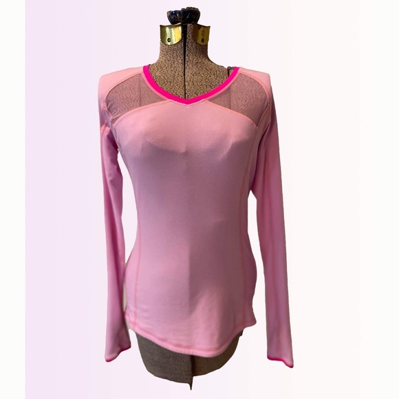 Lululemon size 8 pink long sleeve top